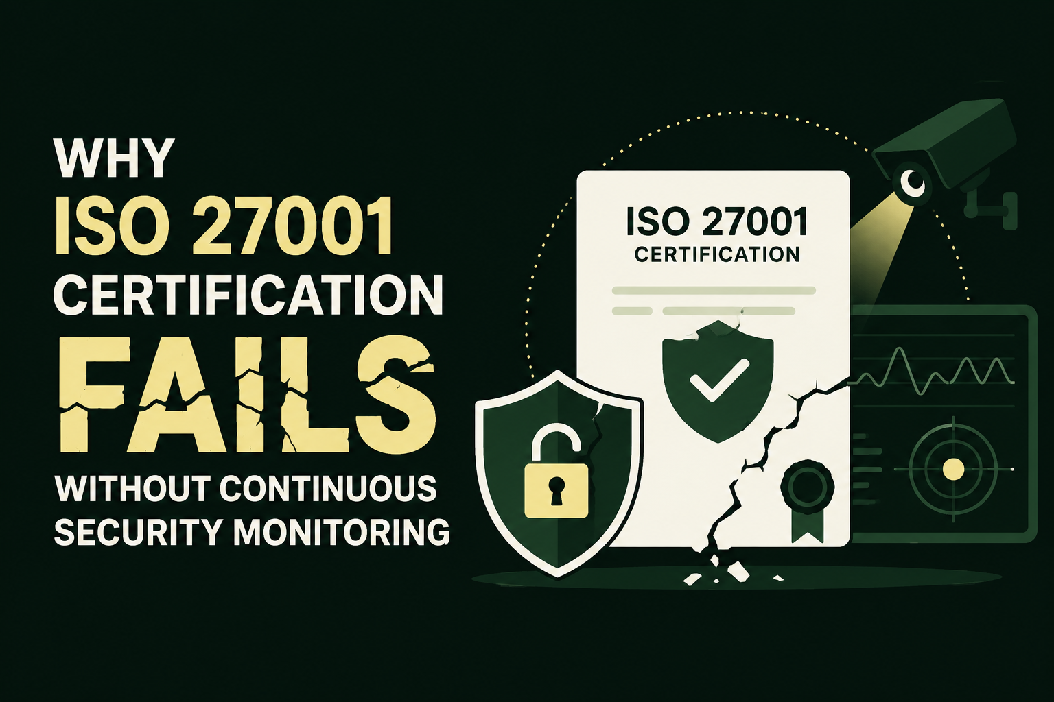 Why ISO 27001 Certification Fails Without Continuous Security Monitoring