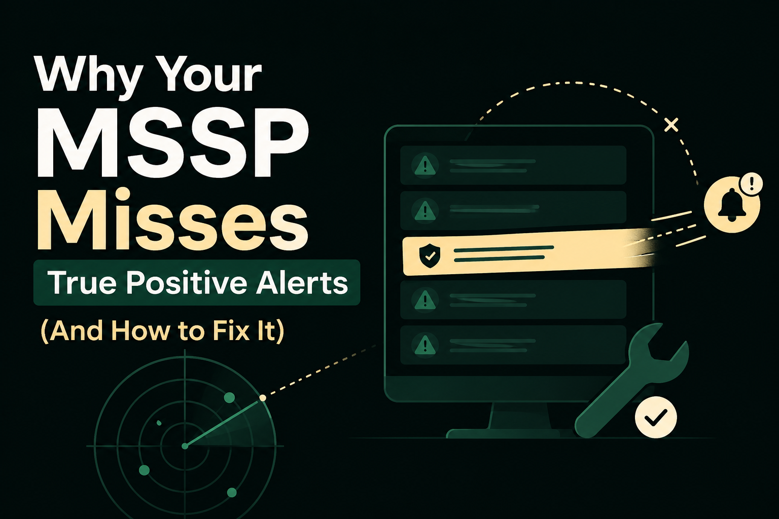 Why Your MSSP Misses True Positive Alerts (And How to Fix It)